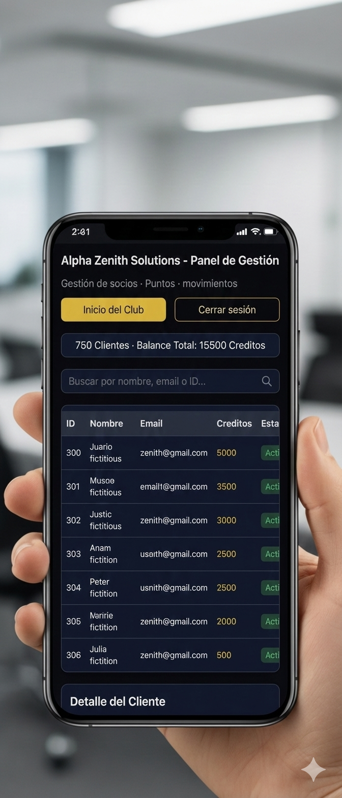 Panel de administración